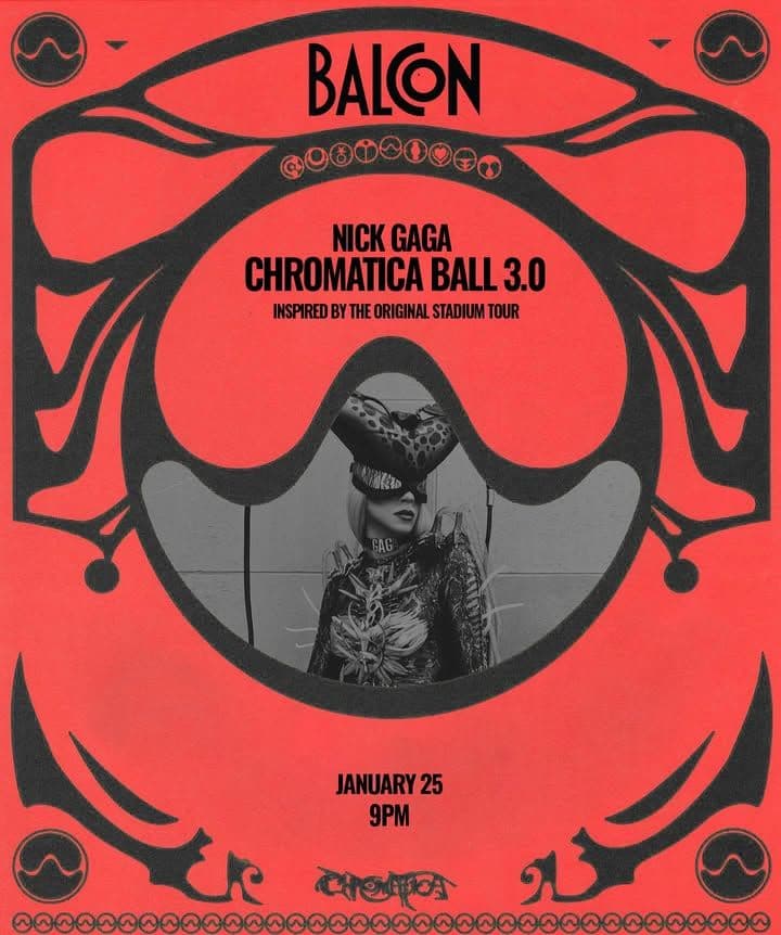 Nick Gaga and Alex Cohen present the final recreation show of Lady Gaga's iconic stadium tour: The Chromatica Ball, complete with outfit replications, dancers and choreography and live cut backing tracks!