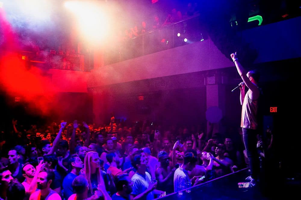 Alex energizes the crowd at NYC's biggest annual Christmas Party, December 2024