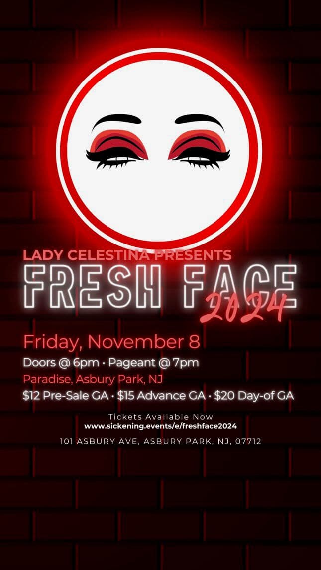 DJ Alex Cohen spins the Fresh Face Drag Pageant at Paradise in Asbury Park, NJ hosted by Redd Rhumm and presented! Tickets available here!