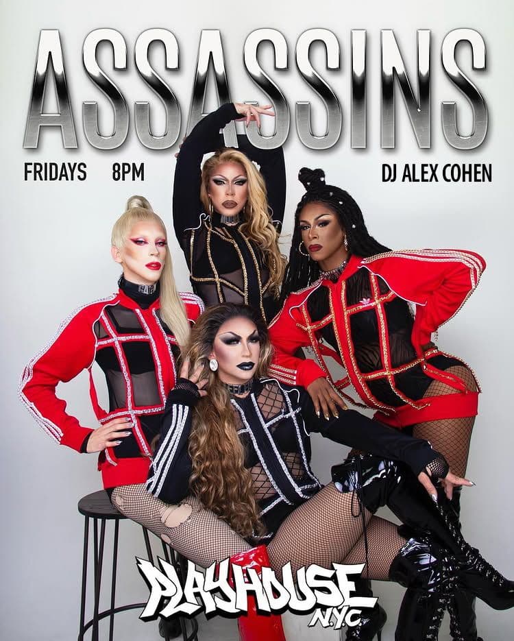 DJ Alex Cohen joins his sisters, The Haus of Assassins for their iconic and long running production show!