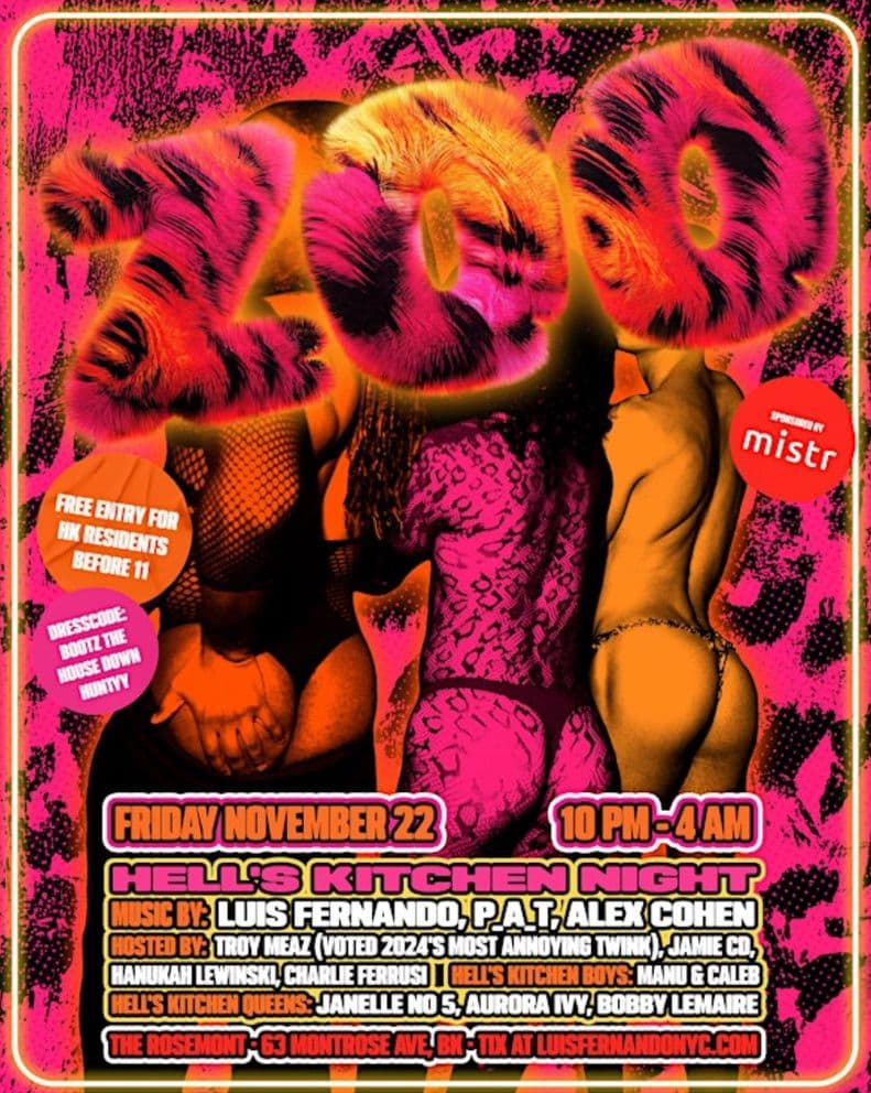 DJ Alex Cohen spins at The Zoo: HK Night. Come and dance at the Glam Award winning best bar party!