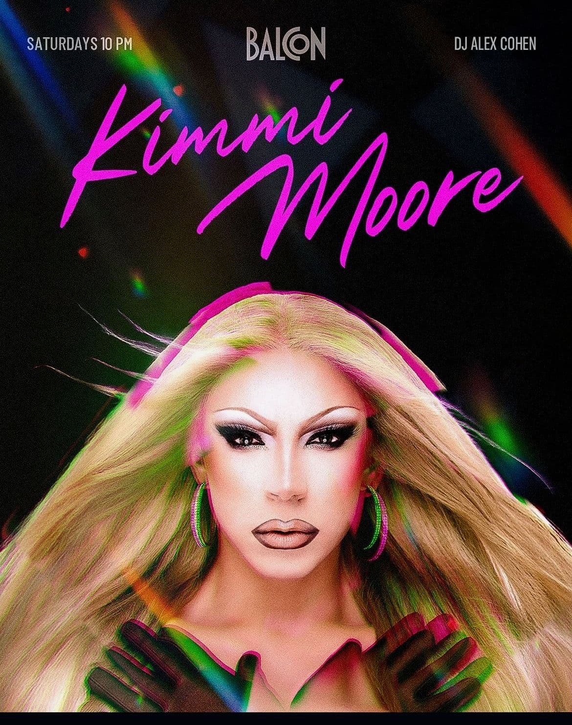 DJ Alex Cohen spins Balcon Salon's Saturday night dance party featuring performances by Kimmi Moore and her dancers. With your favorite hits all night long, the energy is sure to be off the charts!