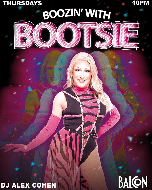 Join NYC Entertainer of the Year Bootsie Lefaris and the fabulous Jolina Jasmine for a night of sheer shenanigans that proves Thursday is the new Friday and the weekend starts now!